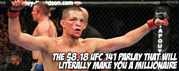 The $8.18 UFC 141 parlay that will literally make you a millionaire