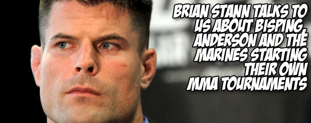Brian Stann talks to us about Bisping, Anderson and the Marines starting their own MMA tournaments