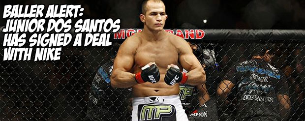 Baller Alert: Junior dos Santos has signed a deal with Nike