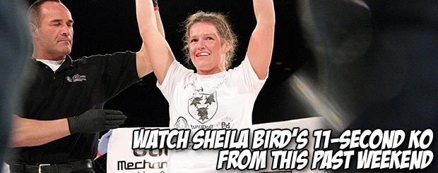 Watch Sheila Bird's 11-second KO from this past weekend