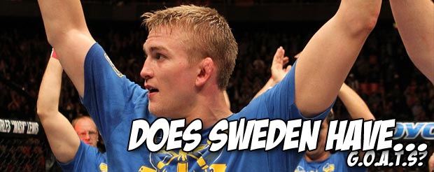 Not even Shogun's red vale tudo shorts could stop Alexander Gustafsson tonight at UFC on FOX