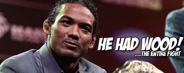 Woah, Ben Henderson really did have a toothpick in his mouth the entire time he fought Nate Diaz