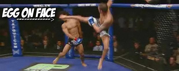 Bored? Not anymore, watch Anthony Pettis high kick a flying egg