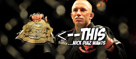 Georges St. Pierre is preparing for UFC 158 by doing backflips and tumbling, your move Nick Diaz
