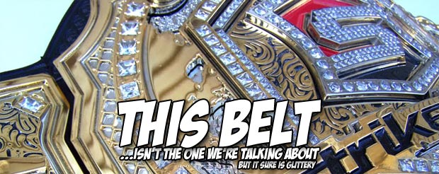 We're not saying Super Fight League ripped off Strikeforce's old belt, but they ripped off Strikeforce's old belt