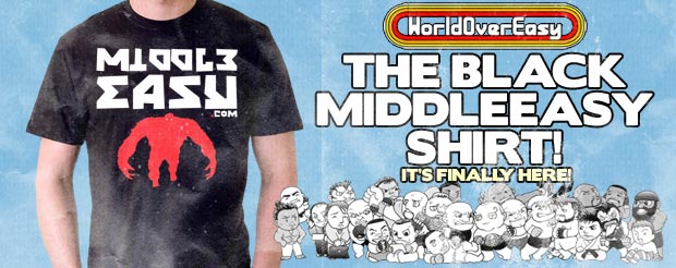 After nearly 4 years, the Black MiddleEasy shirt is FINALLY here!