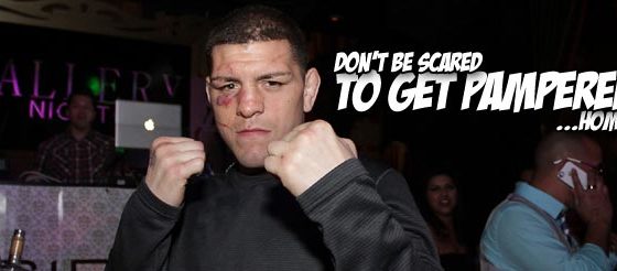 Nick Diaz arrives at the Montreal airport, gets pampered, and videos it
