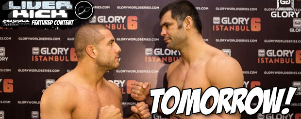 Glory 6 Weigh-Ins - Daniel Ghita: 108.8kg, Gokhan Saki: 108.5kg