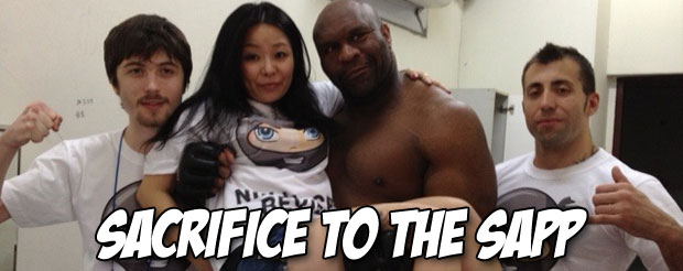 Bob Sapp and Aleksander Emelianenko had a face off for their upcoming fight, and it was ridiculous