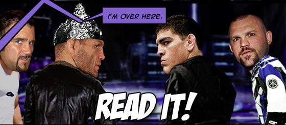 Check out the fourth installment of the 'Sonnen's War' comic featuring Nick Diaz, Randy Couture and Phil Baroni