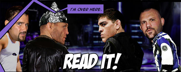 Check out the fourth installment of the 'Sonnen's War' comic featuring Nick Diaz, Randy Couture and Phil Baroni