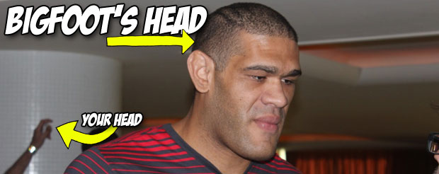 Bigfoot Silva has accused Cain Velasquez of illegal blows to the back of the head, and he even has photos to prove it