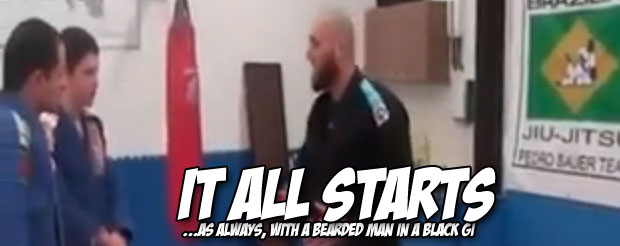 Watch this judo instructor go bonkers on an uncooperative student in this video