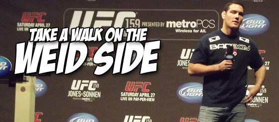 Check out Chris Weidman's refrigerator note about Anderson Silva