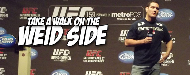 Check out Chris Weidman's refrigerator note about Anderson Silva