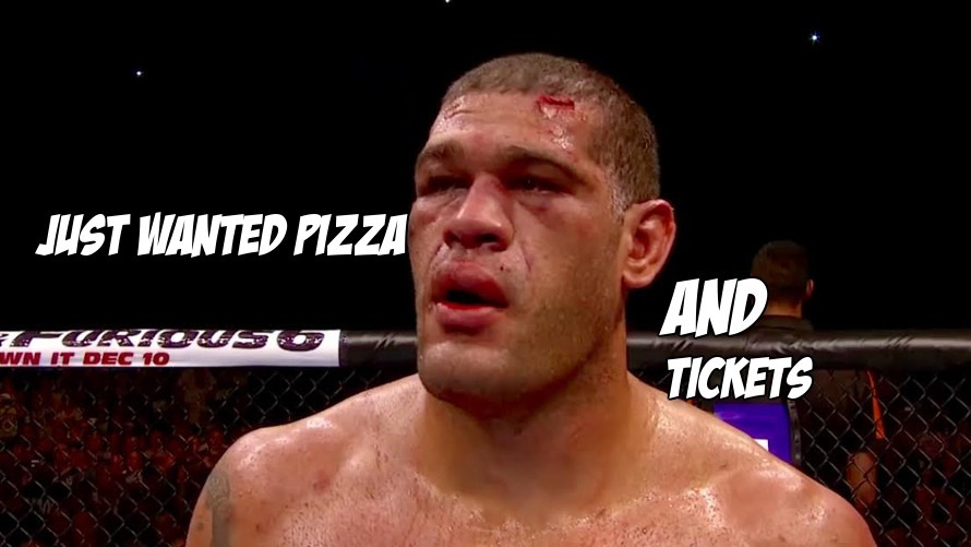 Watch: Two-sport star Antonio ‘Bigfoot’ Silva plays air hockey at Chuck E. Cheese’s