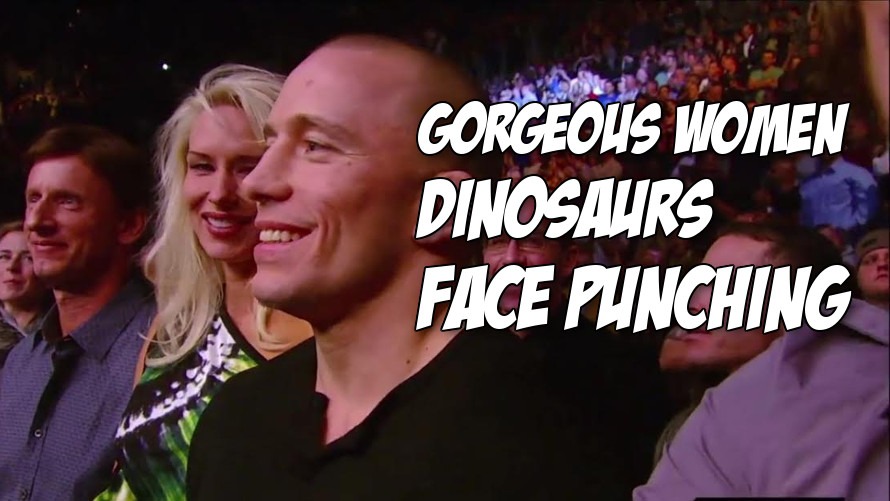 Watch: GSP’s best quote, says he only cares about women, dinos and violence