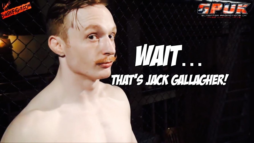 We're still watching this video of WWE's Gentleman Jack Gallagher win his  MMA debut by choke out