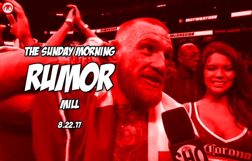 CM Sunday Morning Rumor Mill