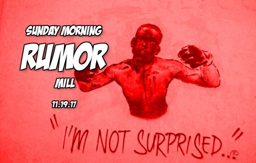 Sunday Morning Rumor Mill ND
