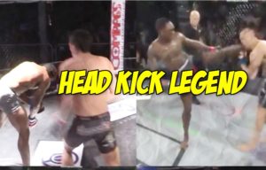 head kick KO