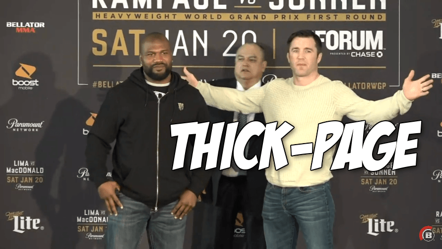 Pic Rampage Jackson weighs in at 253 pounds for fight with Chael Sonnen