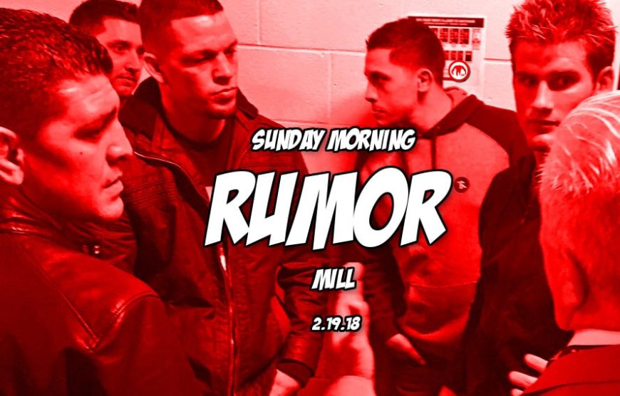 Sunday Morning Rumor Mill diaz