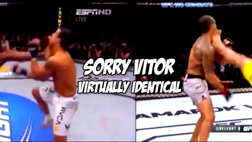 Vitor Belfort kicked