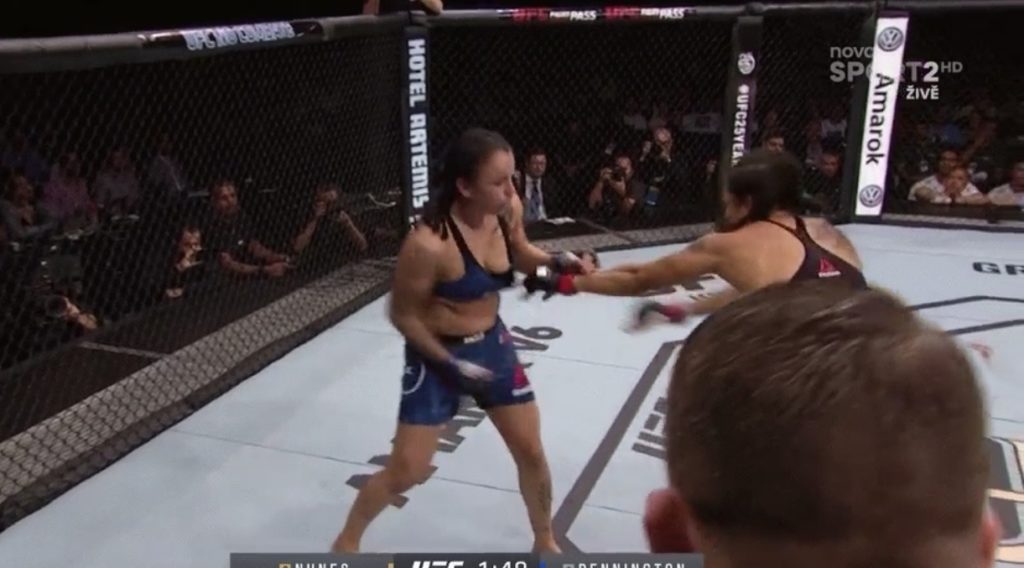 Ufc reebok 2025 wardrobe malfunction