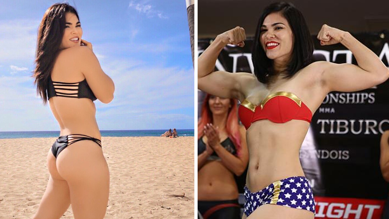 Rachael Ostovich is a beautiful girl who knows how to fight. 