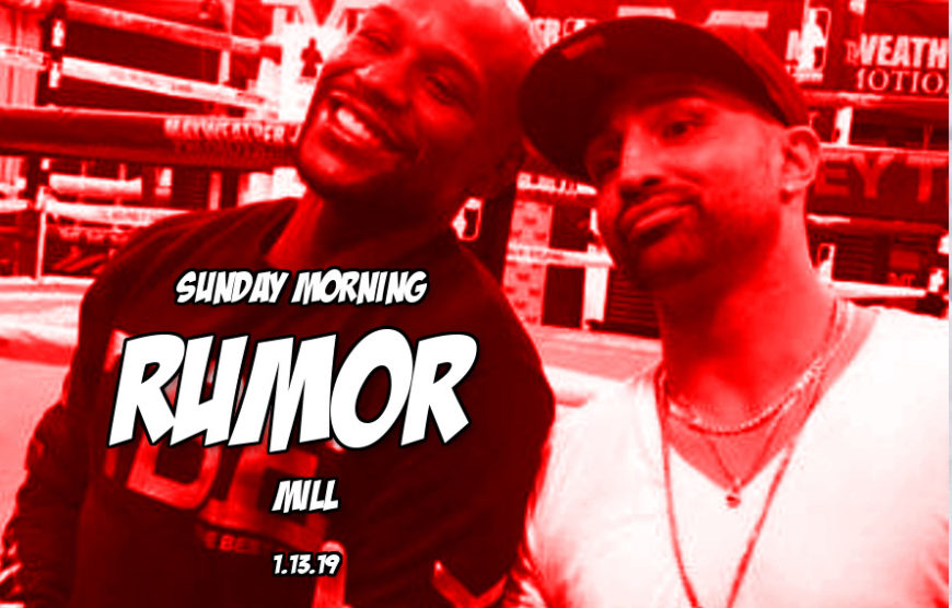 Sunday Morning Rumor Mill Malignaggi