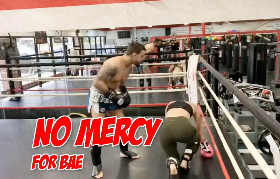 Video: Mike Perry drops his girlfriend during a hard sparring session, because of course he does