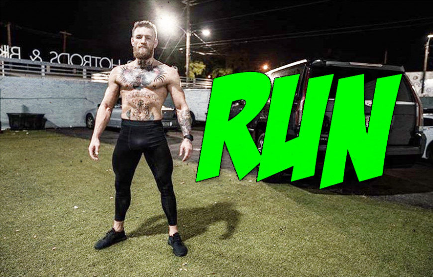 Conor McGregor run
