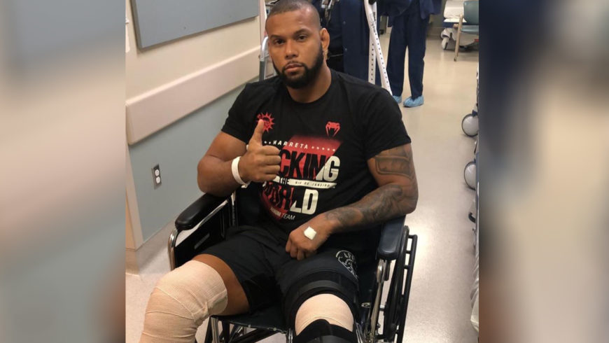 Thiago Santos Knee Surgery