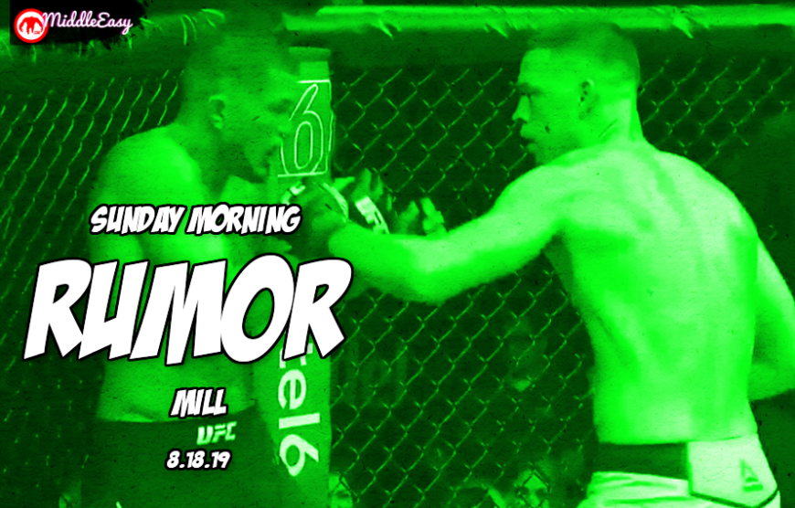 Nate Diaz UFC 241 MMA Rumors