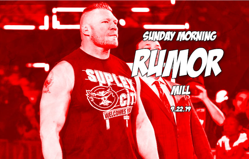 MMA Rumors Brock Lesnar Sunday Morning Rumor Mill