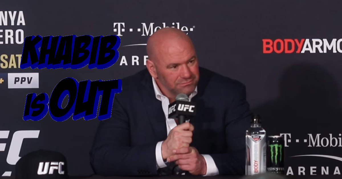 Dana White To Announce Full Ufc 249 Card Tomorrow With Khabib Officially Out 