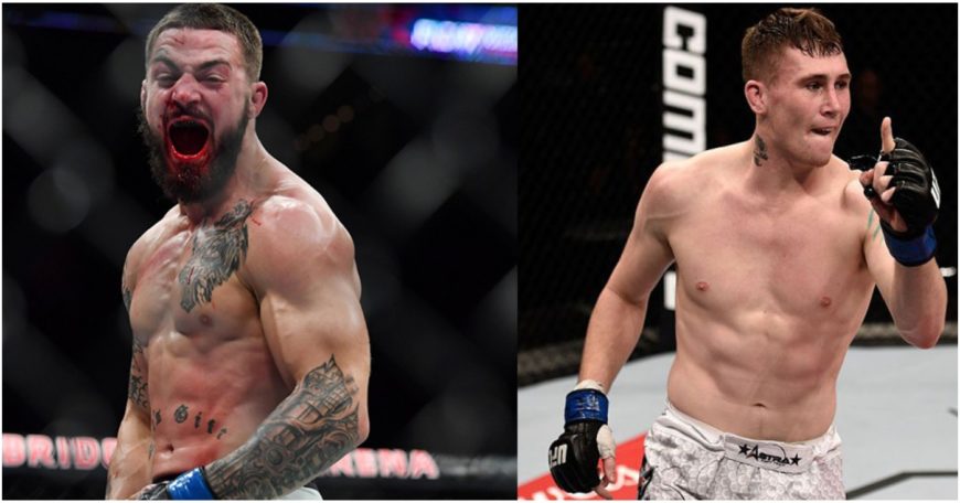 Image(s) of Mike Perry and Darren Till via Twitter: @UFC