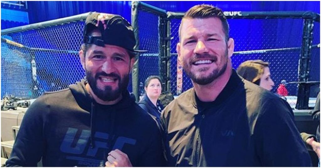 (VIdeo) Michael Bisping and Jorge Masvidal Seemingly Bury Hatchet of Long Time Beef