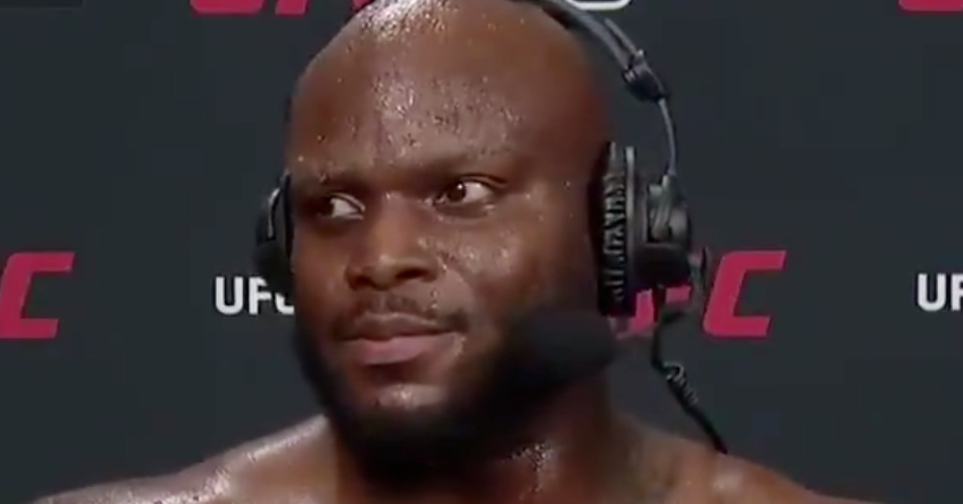 (Video) Derrick Lewis Reveals He Needs To Go To The Bathroom During Post-Fight Interview