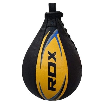New Wolfx Adjustable Real Leather Speed Ball Folding White Platform Set Boxing 