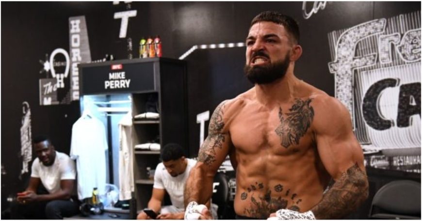 Image of Mike Perry via Twitter: @UFC
