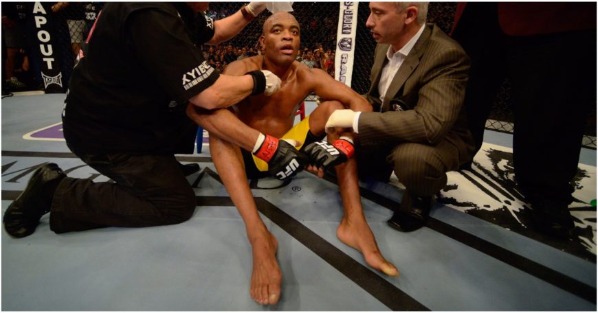 Image of Anderson Silva via Twitter: @UFC