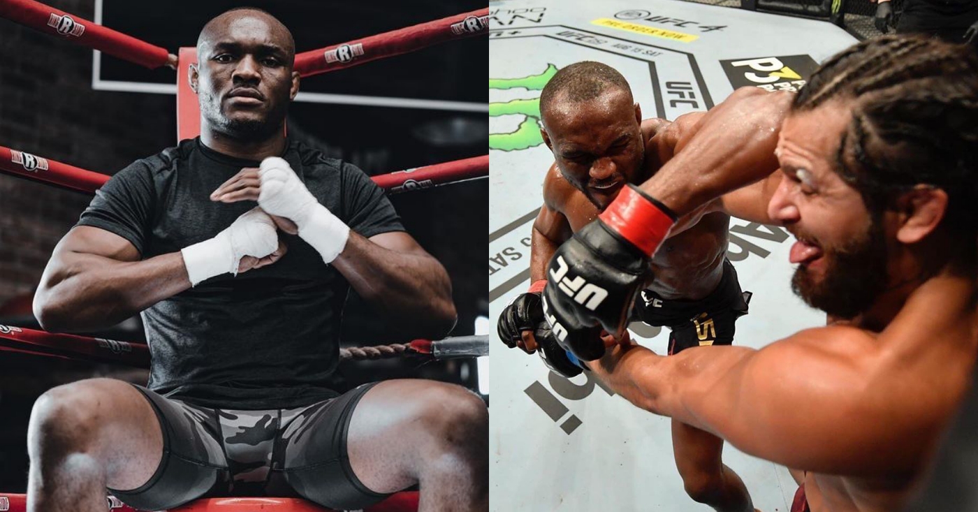 Kamaru Usman Says Justin Gaethje Broke His Nose Before Jorge Masvidal Fight