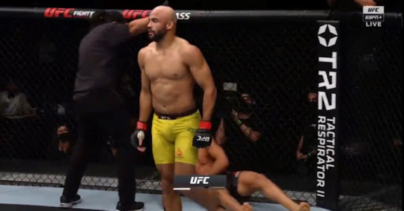 UFC Fight Island 8 Results: Warlley Alves Runs Over Mounir Lazzez In The First Round (Highlights)