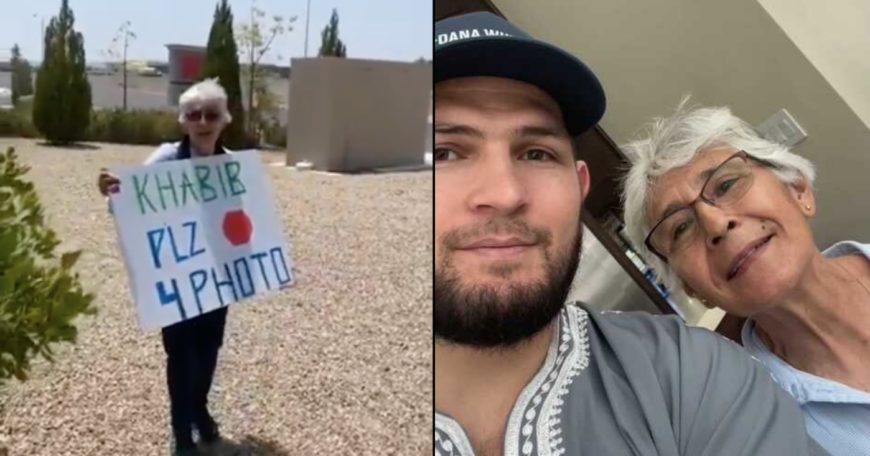 Khabib Nurmagomedov Makes 66-Year Old Woman’s Birthday Wish For A