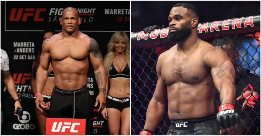 Hector Lombard and Tyron Woodley image