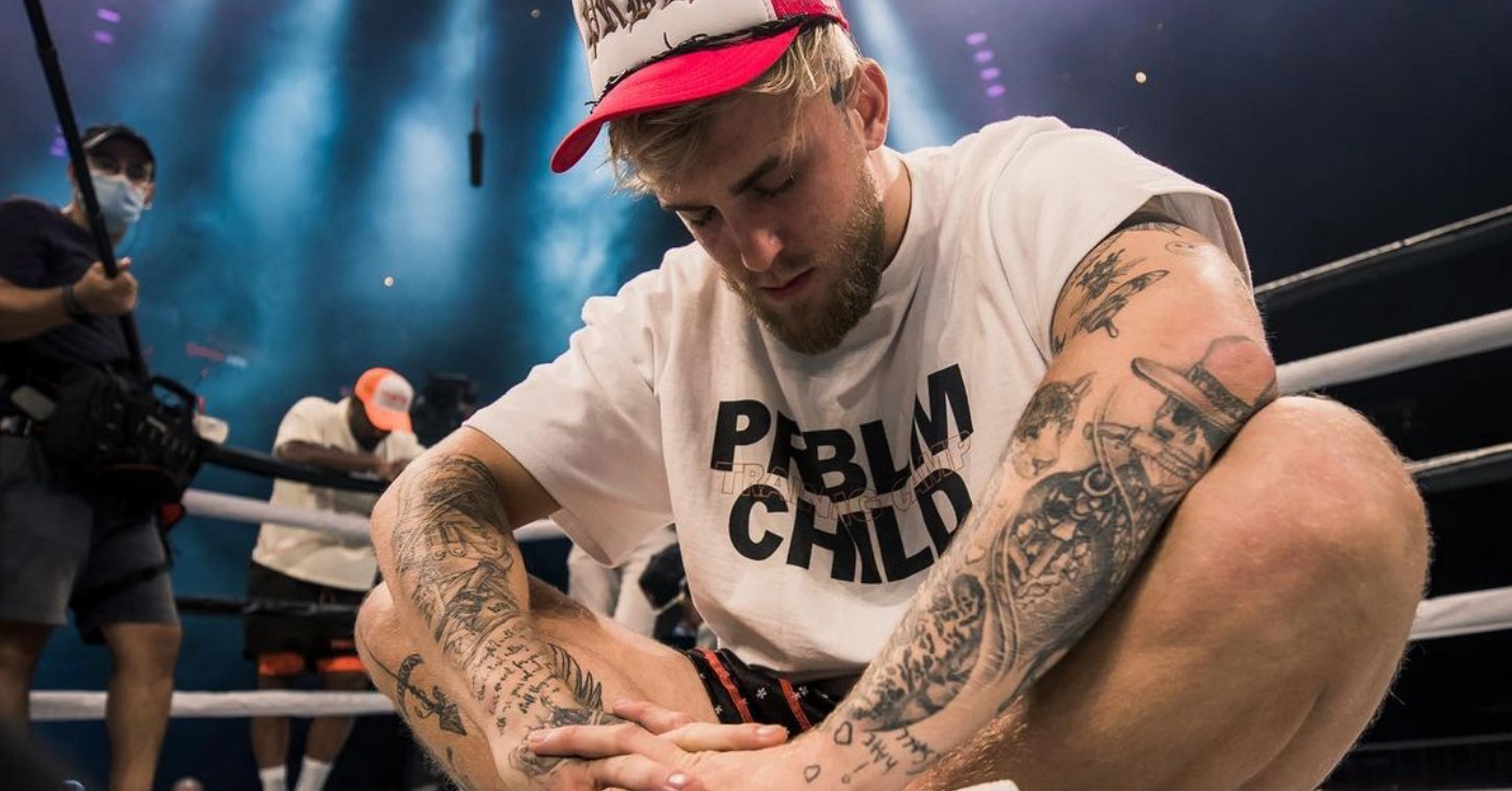 Jake Pauls 250K tattoo missing during Tommy Fury fight