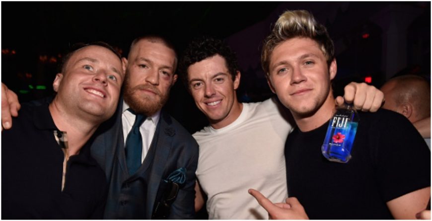 Niall Horan and Conor McGregor image via Twitter