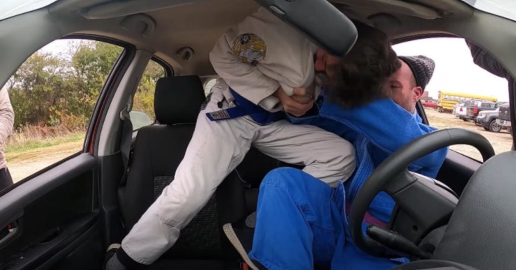 CarJitsu Competitive Grappling Tournaments Now Occur In Vehicles MiddleEasy